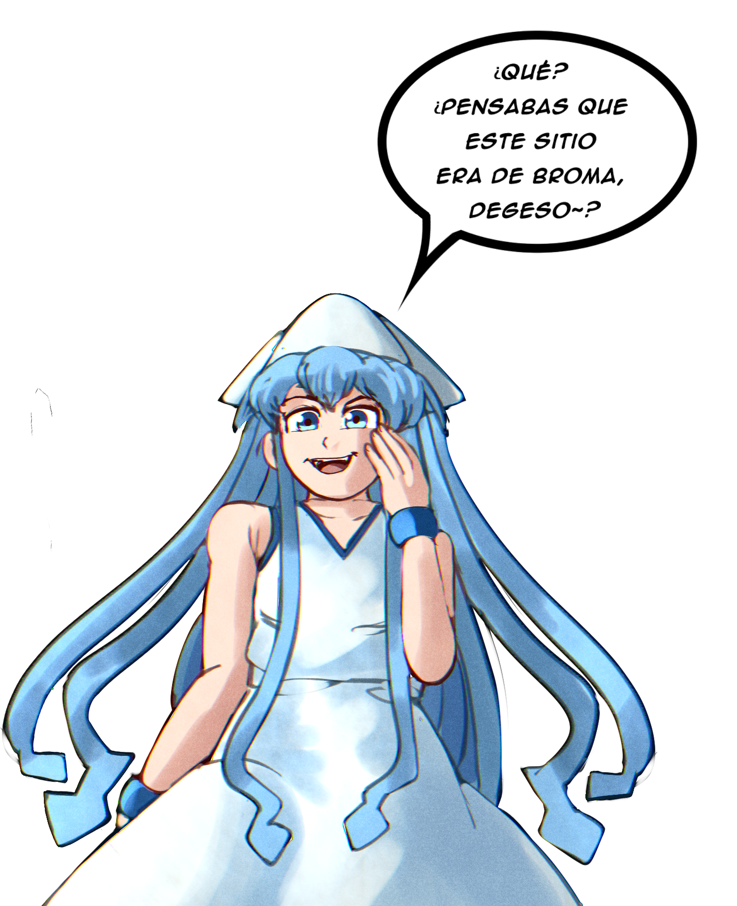 Pensabas que la pagina era de broma, degeso